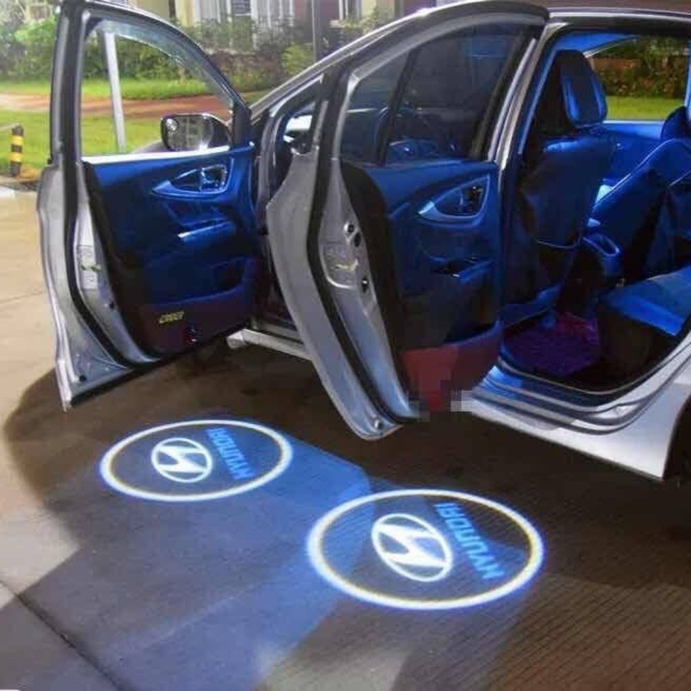 4x PCs Car Logo LED Welcome Light Wireless LED Shadow Projector Car Door Laser K